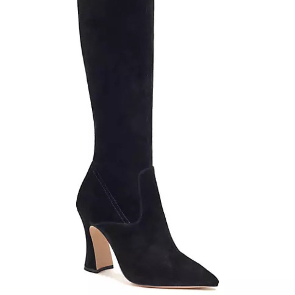 Coach Black Suede Cece Boots 9.5